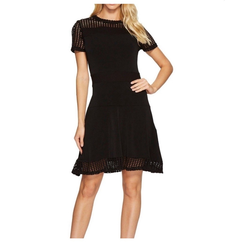 Michael Kors Black Short Sleeve Dress